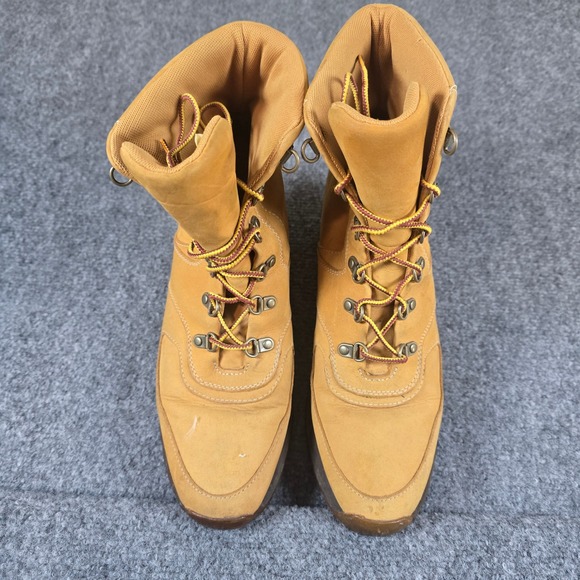 Timberland‎ Wedge Lace Up Boots Tan Suede Womens Size 9M - Picture 2 of 11